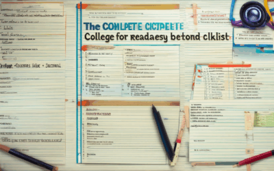 The Complete College Readiness Checklist: Preparing for Success Beyond High School