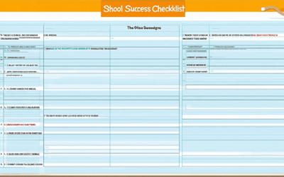 What is a School Success Checklist? A Comprehensive Template & Example Guide for the First Six Weeks
